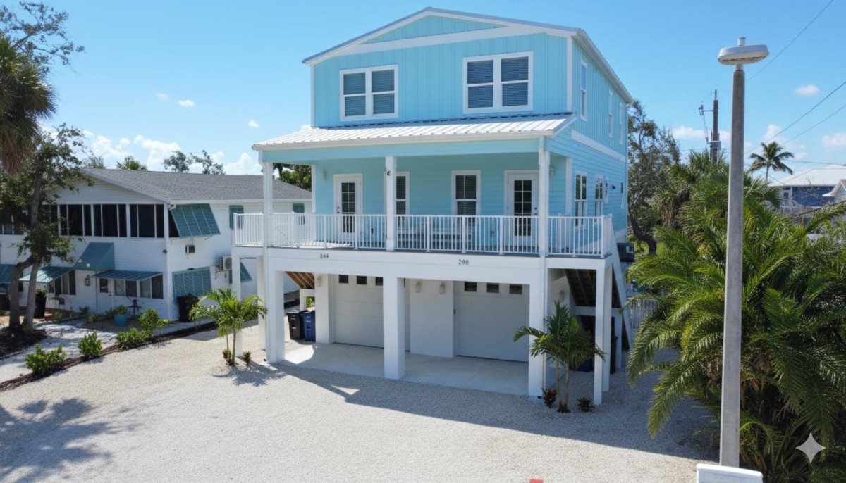Docked at Dakota House rental in Fort Myers Beach